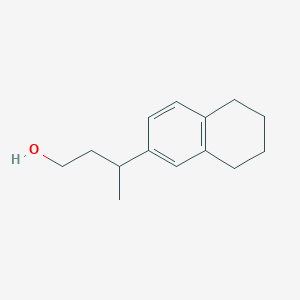 molecular formula C14H20O B2450074 3-(5,6,7,8-Tetrahydronaphthalen-2-yl)butan-1-ol CAS No. 1225500-91-3