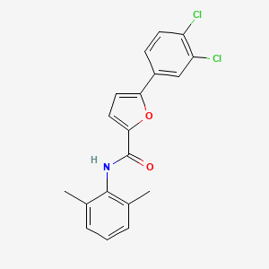 molecular formula C19H15Cl2NO2 B2450075 5-(3,4-dichlorophenyl)-N-(2,6-dimethylphenyl)furan-2-carboxamide CAS No. 618403-44-4