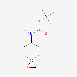 molecular formula C13H23NO3 B2450080 叔丁基甲基(1-氧杂螺[2.5]辛烷-6-基)氨基甲酸酯 CAS No. 1909288-32-9