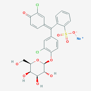 molecular formula C25H21Cl2NaO10S B2450107 氯酚红-β-D-半乳糖吡喃苷钠盐 CAS No. 99792-50-4