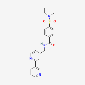 N-([2,3'-bipyridin]-4-ylmethyl)-4-(N,N-diethylsulfamoyl)benzamide