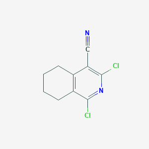 molecular formula C10H8Cl2N2 B2450157 1,3-Dichloro-5,6,7,8-tetrahydroisoquinoline-4-carbonitrile CAS No. 4695-92-5