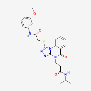 molecular formula C24H26N6O4S B2450186 N-(2-methylphenyl)-2-(3-thienyl)isonicotinamide CAS No. 1113106-91-4