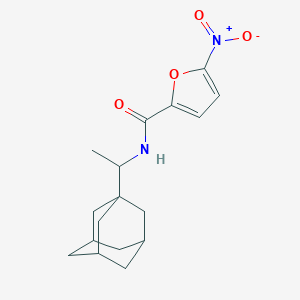 molecular formula C17H22N2O4 B245019 N-[1-(1-adamantyl)ethyl]-5-nitro-2-furamide 