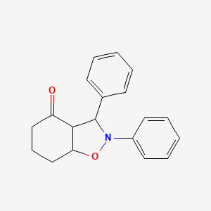 molecular formula C19H19NO2 B2450201 2,3-diphenylhexahydro-1,2-benzisoxazol-4(2H)-one CAS No. 321391-97-3