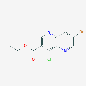 Ethyl 7-bromo-4-chloro-1,5-naphthyridine-3-carboxylate