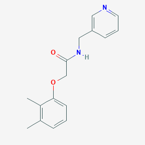 molecular formula C16H18N2O2 B245021 2-(2,3-dimethylphenoxy)-N-(pyridin-3-ylmethyl)acetamide 