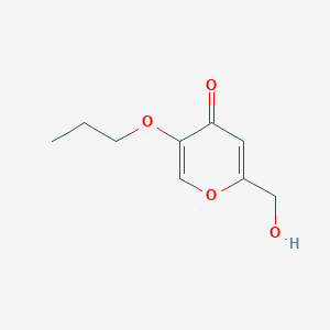 4H-Pyran-4-one, 2-(hydroxymethyl)-5-propoxy-