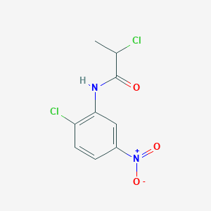 B2450309 2-chloro-N-(2-chloro-5-nitrophenyl)propanamide CAS No. 565172-41-0