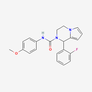 1-(2-fluorophenyl)-N-(4-methoxyphenyl)-3,4-dihydro-1H-pyrrolo[1,2-a]pyrazine-2-carboxamide