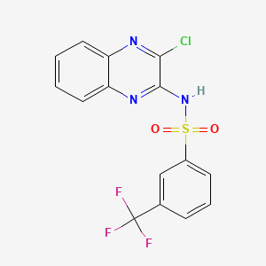 N-(3-chloroquinoxalin-2-yl)-3-(trifluoromethyl)benzenesulfonamide