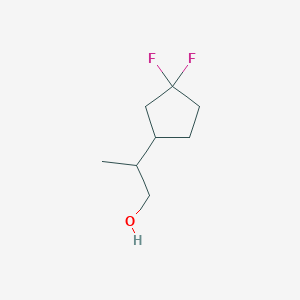 2-(3,3-Difluorocyclopentyl)propan-1-ol