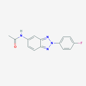 N-[2-(4-fluorophenyl)-2H-benzotriazol-5-yl]acetamide