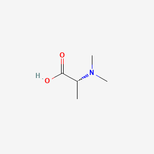 molecular formula C5H11NO2 B2450402 (R)-2-(Dimethylamino)propanoic acid CAS No. 157431-09-9; 19914-38-6