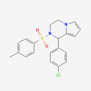 1-(4-Chlorophenyl)-2-tosyl-1,2,3,4-tetrahydropyrrolo[1,2-a]pyrazine