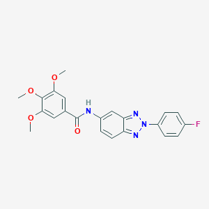 N-[2-(4-Fluoro-phenyl)-2H-benzotriazol-5-yl]-3,4,5-trimethoxy-benzamide