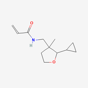 N-[(2-Cyclopropyl-3-methyloxolan-3-yl)methyl]prop-2-enamide