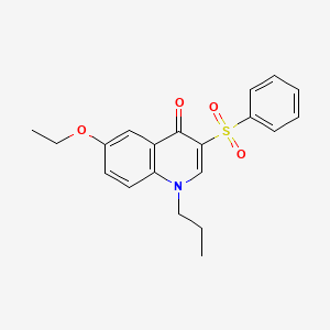 6-ethoxy-3-(phenylsulfonyl)-1-propylquinolin-4(1H)-one