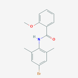 molecular formula C16H16BrNO2 B245049 N-(4-溴-2,6-二甲基苯基)-2-甲氧基苯甲酰胺 