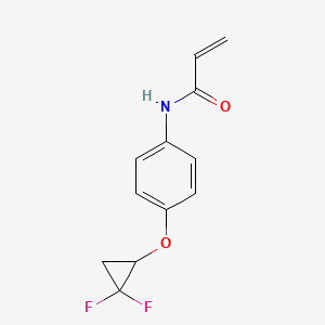 N-[4-(2,2-Difluorocyclopropyl)oxyphenyl]prop-2-enamide