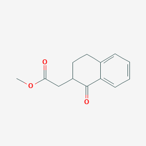 methyl 2-(1-oxo-3,4-dihydro-2H-naphthalen-2-yl)acetate