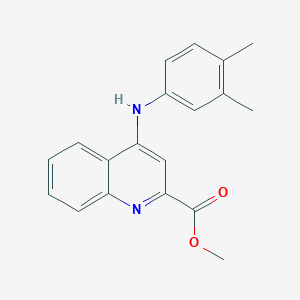 Methyl 4-[(3,4-dimethylphenyl)amino]quinoline-2-carboxylate