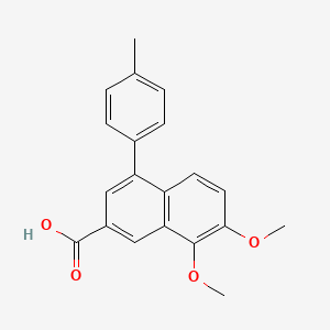7,8-dimethoxy-4-(4-methylphenyl)naphthalene-2-carboxylic Acid