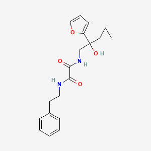 N1-(2-cyclopropyl-2-(furan-2-yl)-2-hydroxyethyl)-N2-phenethyloxalamide