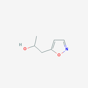 molecular formula C6H9NO2 B2450642 1-(1,2-Oxazol-5-yl)propan-2-ol CAS No. 141207-08-1