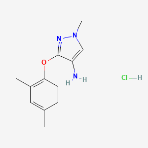3-(2,4-Dimethylphenoxy)-1-methyl-1H-pyrazol-4-amine hydrochloride