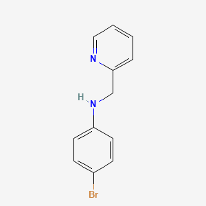 4-bromo-N-(pyridin-2-ylmethyl)aniline