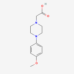 [4-(4-Methoxyphenyl)piperazin-1-yl]acetic acid