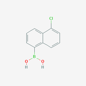 molecular formula C10H8BClO2 B2450761 1-Chloronaphthalene-5-boronic acid CAS No. 2142655-40-9