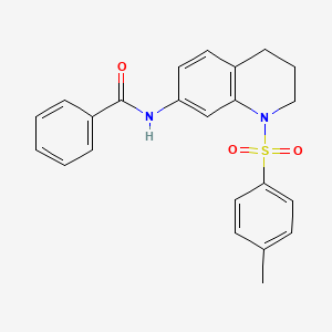 N-(1-tosyl-1,2,3,4-tetrahydroquinolin-7-yl)benzamide