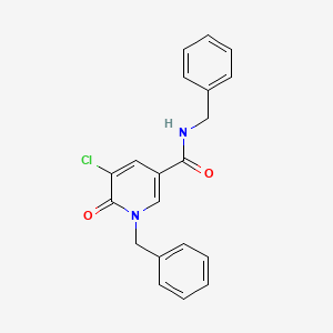 N,1-dibenzyl-5-chloro-6-oxo-1,6-dihydro-3-pyridinecarboxamide