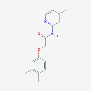 molecular formula C16H18N2O2 B245082 2-(3,4-dimethylphenoxy)-N-(4-methylpyridin-2-yl)acetamide 