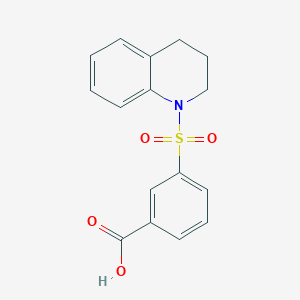 3-(3,4-Dihydro-2H-quinoline-1-sulfonyl)-benzoic acid