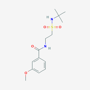 N-(2-(N-(tert-butyl)sulfamoyl)ethyl)-3-methoxybenzamide
