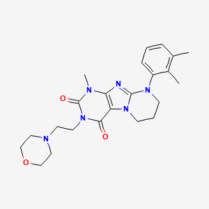 9-(2,3-dimethylphenyl)-1-methyl-3-(2-morpholin-4-ylethyl)-6,7,8,9-tetrahydropyrimido[2,1-f]purine-2,4(1H,3H)-dione