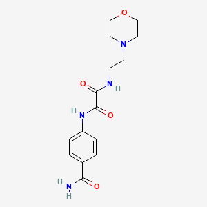 N'-(4-carbamoylphenyl)-N-(2-morpholin-4-ylethyl)oxamide