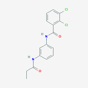 molecular formula C16H14Cl2N2O2 B245091 2,3-dichloro-N-[3-(propanoylamino)phenyl]benzamide 