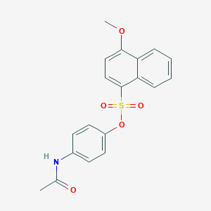 4-Acetamidophenyl 4-methoxynaphthalene-1-sulfonate