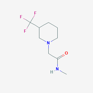 N-methyl-2-(3-(trifluoromethyl)piperidin-1-yl)acetamide