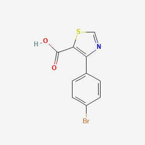 molecular formula C10H6BrNO2S B2450964 4-(4-Bromophenyl)-1,3-thiazole-5-carboxylic acid CAS No. 900587-78-2