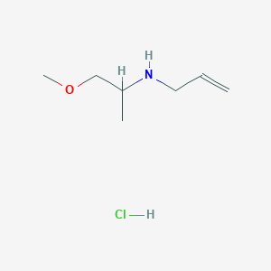 (1-Methoxypropan-2-yl)(prop-2-en-1-yl)amine hydrochloride
