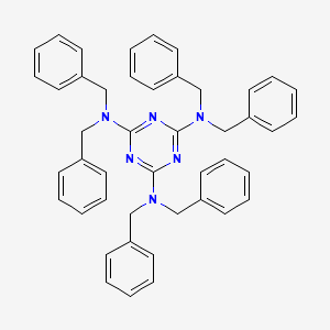 N2,N2,N4,N4,N6,N6-hexabenzyl-1,3,5-triazine-2,4,6-triamine