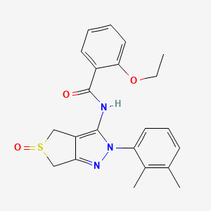 N-[2-(2,3-dimethylphenyl)-5-oxo-4,6-dihydrothieno[3,4-c]pyrazol-3-yl]-2-ethoxybenzamide