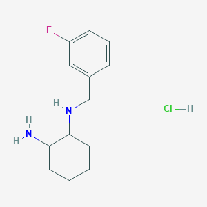 N1-(3-Fluorobenzyl)cyclohexane-1,2-diamine hydrochloride
