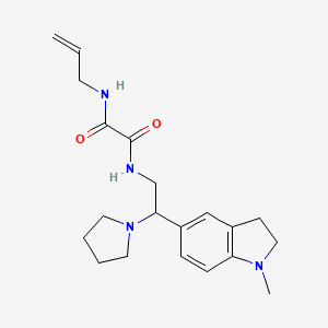 N1-allyl-N2-(2-(1-methylindolin-5-yl)-2-(pyrrolidin-1-yl)ethyl)oxalamide