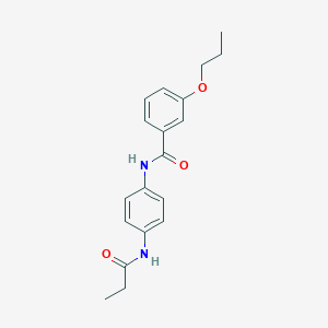 N-[4-(propanoylamino)phenyl]-3-propoxybenzamide